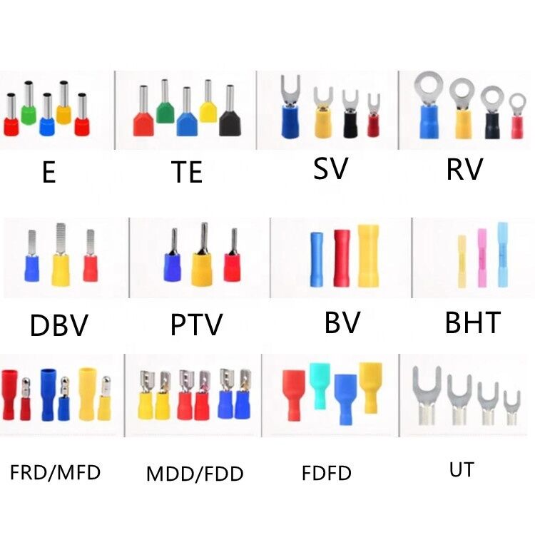 600V Insulated Bimetal Lug Crimping Terminal M5 Connector with Customizable Length for Electronic Applications