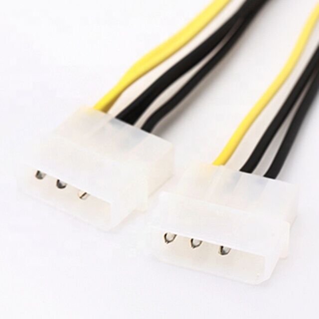 18AWG PVC PCI-E Power Cable 8 Pin Male to Dual 8Pin(6+2) Male GPU Power Splitter with Custom Length Options