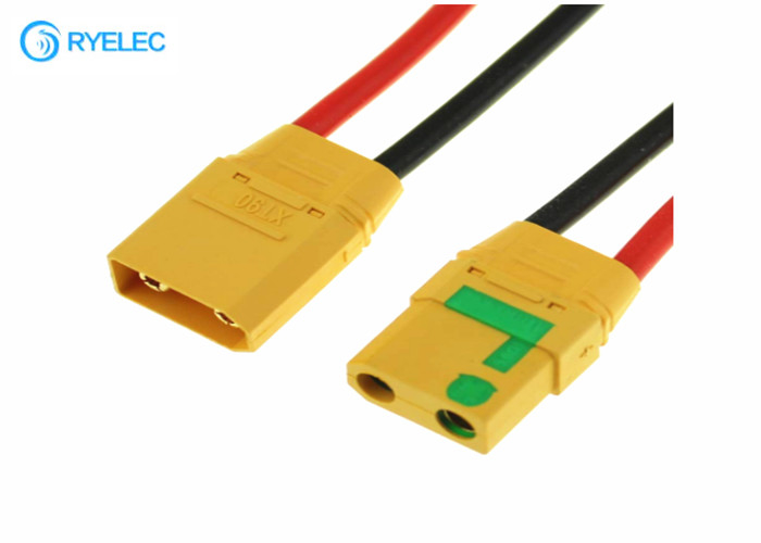 2 Pin Xt90 Male Female Bullet Charging Cable 14 Awg Silicone Wire Harness 30cm supplier