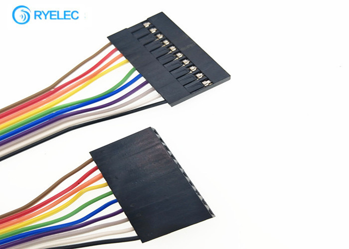 Speaker Electrical Wiring Parts 10 Pin Dupont 2.54mm Pitch To 10p Dupont 2.54 Cable supplier