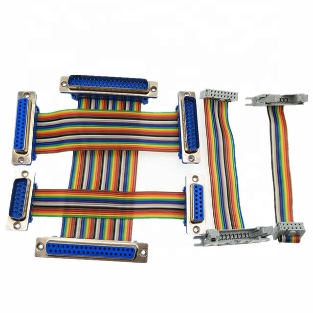 1.27mm Pitch 30AWG Gold-Plated IDC Connector Flexible Flat Ribbon Cable for Electronics