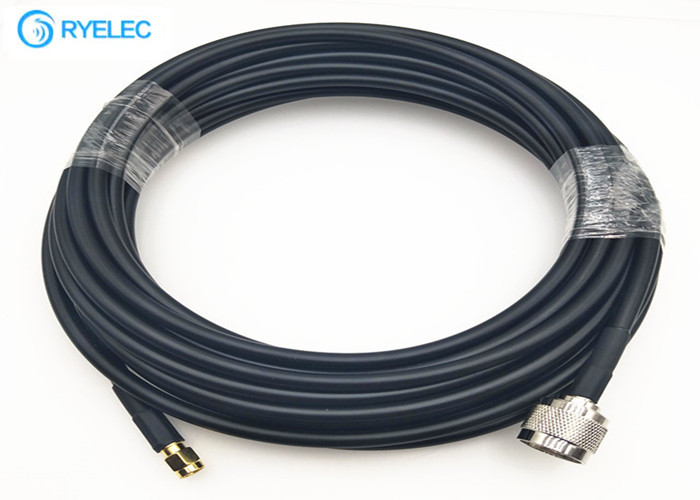 Rf Wifi Antenna Extension Cable With RP SMA Male To N Male Connector For LMR240 supplier