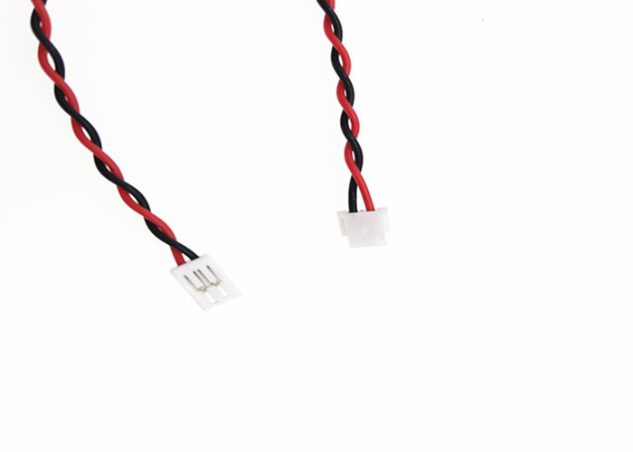 Red 28 Awg Custom Wire Harness 2 Pin Jst Zh 1.5mm Pitch Connector To 2 Pin Jst Gh 1.25mm Pitch