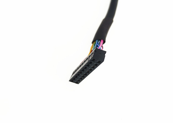 2*10 Pin Lcd Lvds Cable  DF19G-20S-1C 20 Pin Crimp Terminal To Dupont 2mm Pitch 2 Rows