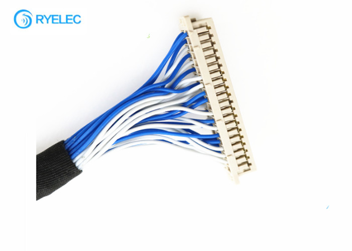 Consumer LVDS Cable Assembly 40 Pos 1.25mm DF13 Connector With 31 Pos 1mm Pitch DF9 Connector