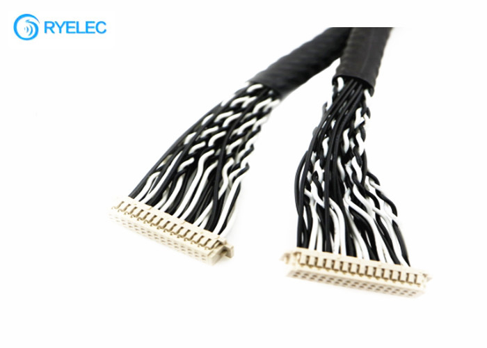 2*15 Pin  LVDS Cable Assembly DF13-30DS-1.25C Connector With 1.25mm Pitch