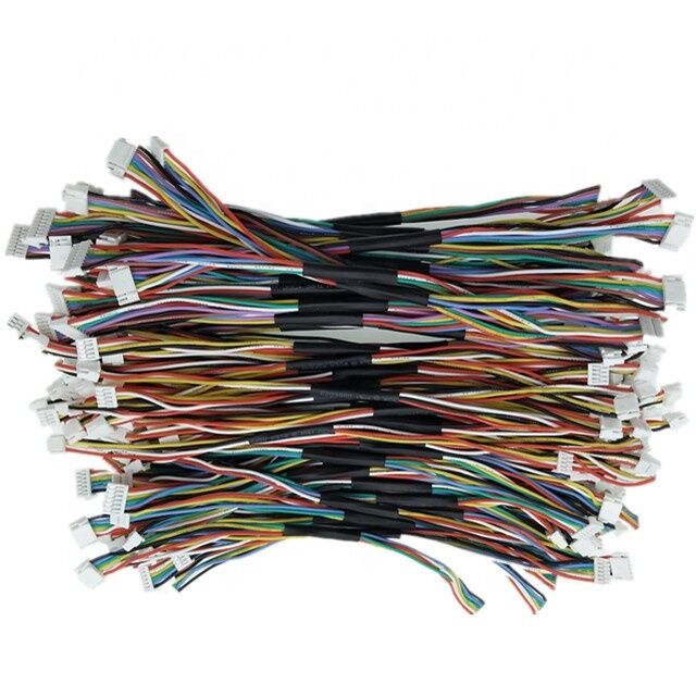 50kV High Voltage Silicone Rubber Insulated Wire Harness with JST-GH to GHR-06V Connector Custom Cable Assembly