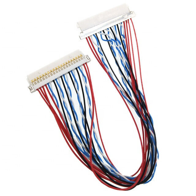 Factory Customization Hirose 20pin Df19-20s-1c to Df19-20s-1c Shell Wiring Harness DF19 Series 1 Spacing Lvds Convertion Cable