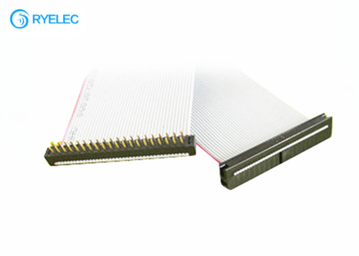 2.54mm IDC X DIP Grey 40 Pin Ribbon Cable Male To Female UL2651 22AWG Flat Connector supplier