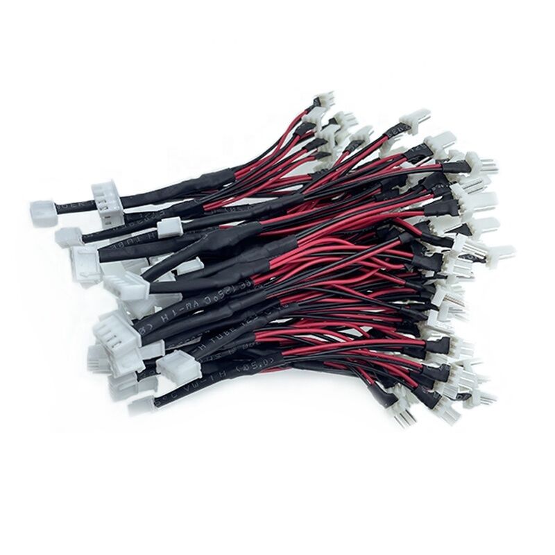 SM Male Female Conversion Cable One Tow Four Connection Cable 2.54 Aircraft 2Pin Red and Black Wiring Harness LED Light with Ter