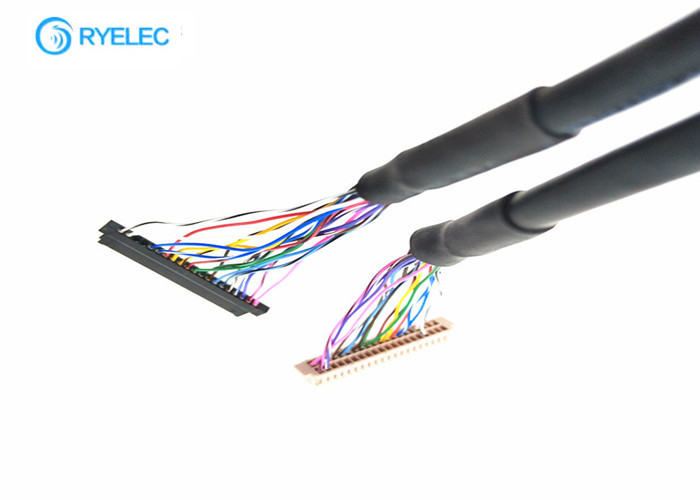  40 Pin DF13 Connector LVDS Cable Assembly To JAE  FI - S20S 1.25mm Connector