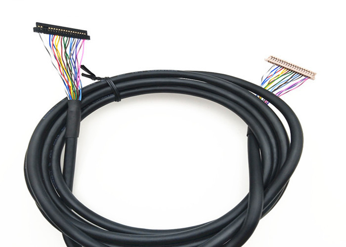  40 Pin DF13 Connector LVDS Cable Assembly To JAE  FI - S20S 1.25mm Connector