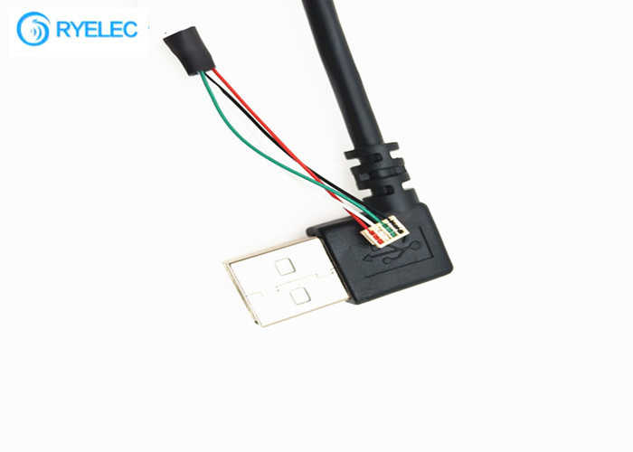 Usb A Male 90 Degree Left 30 Awg Cable To 4pin Jst Sr 4 1.0mm Pitch Connector supplier