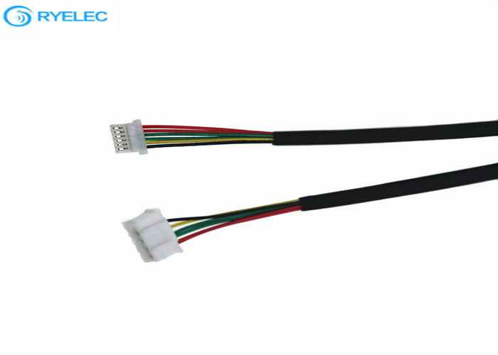 28AWG Custom Wire Harness PH 5 Pin Female 2.0mm Pitch To SHLP 6 Pin 1.0mm Pitch
