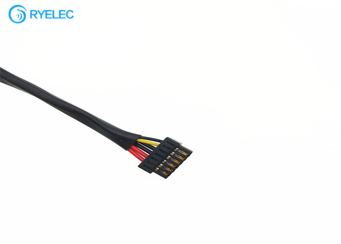 Twisted Custom Made Wiring Harness Molex 505565-0601 1.25mm Pitch To Molex 505565-0201