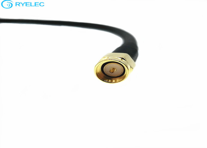 Stable Flexible Extension RF Coaxial Cable N Male To SMA Male With RG58 / U Low Loss Phase