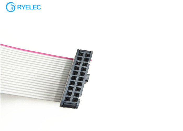 2*10 Pin Idc 20 Pin Flat Ribbon Cable With 2651 28awg 1.27mm Pitch Wire supplier