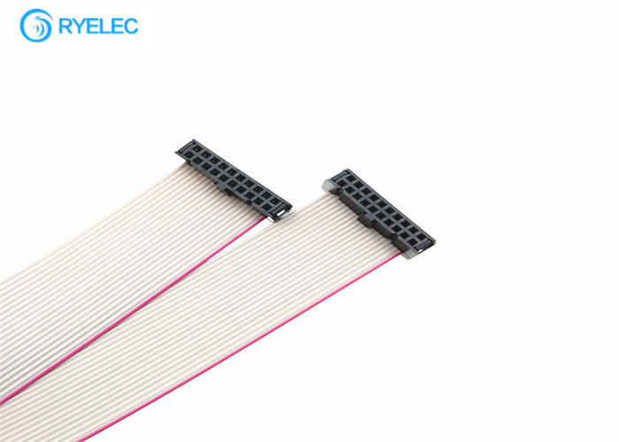 FC -20 Pin 2.0mm Pitch 2*10P Flat Ribbon Cable Assembly With Double Row IDC Female