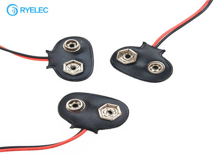 9V PVC Hard Top Type Battery Snap Custom Wire Harness With 2 Pins Connector To Jst Xh supplier