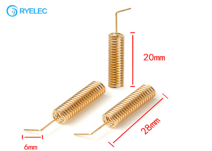 3 Dbi Spring 433 MHZ Antenna Helical Copper Innerspring Coil Omni Antenna Soldering Pin supplier