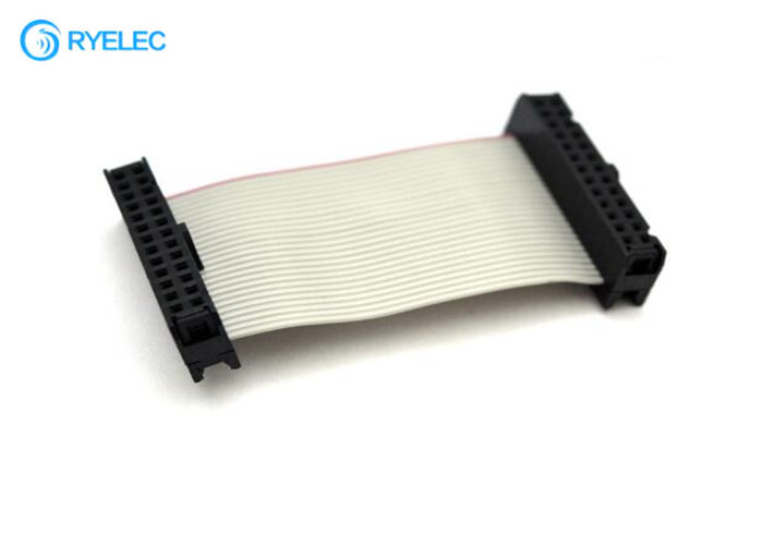1.0mm Pitch Flat UL2651 With 2.0mm IDC Connector 2*12p 26 Pin 60mm Ribbon Cable
