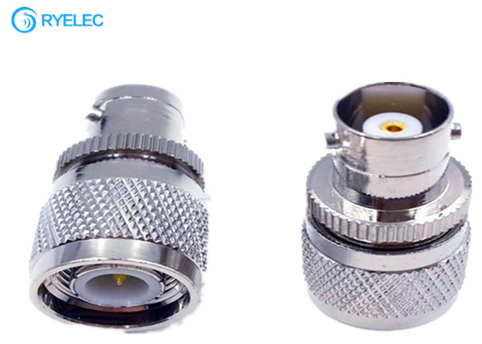 Nickel Plated 50ohm Tnc Male To Bnc Female Jack Straight Rf Coaxial Adapter