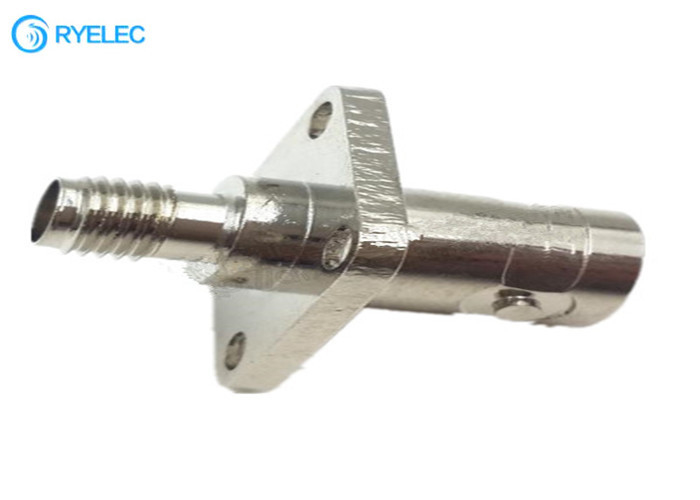Bnc Q9 Female Connector With Flange Mounting Plate To Sma Female Rf All-Copper Adapter
