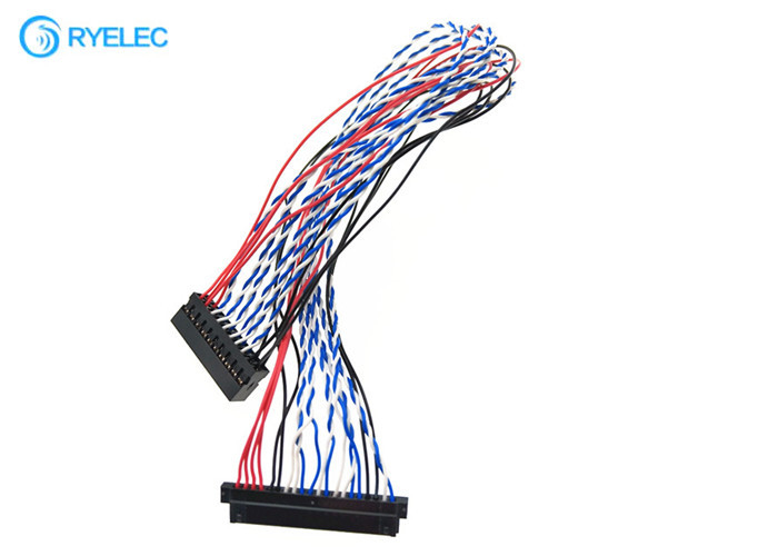 20pin Jae Fi-20s To Dupont Bld2-20 2mm Pitch 2 Rows 2*10p Pairs 1571 28awg Lvds Cable