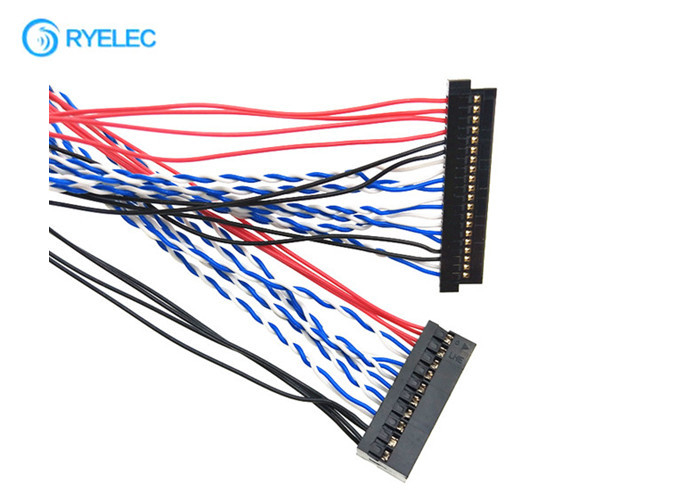 20pin Jae Fi-20s To Dupont Bld2-20 2mm Pitch 2 Rows 2*10p Pairs 1571 28awg Lvds Cable