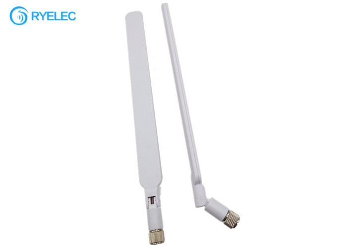 5dbi White 4g Lte Whip Rubber Antenna With Swivel Sma Male For 4g Wireless Router