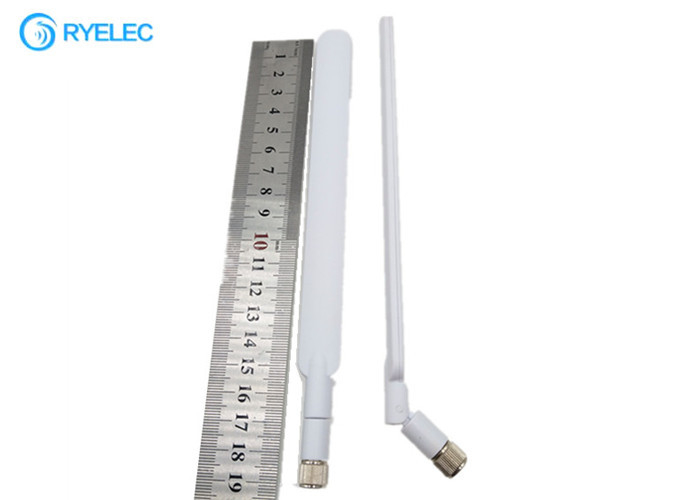 5dbi White 4g Lte Whip Rubber Antenna With Swivel Sma Male For 4g Wireless Router