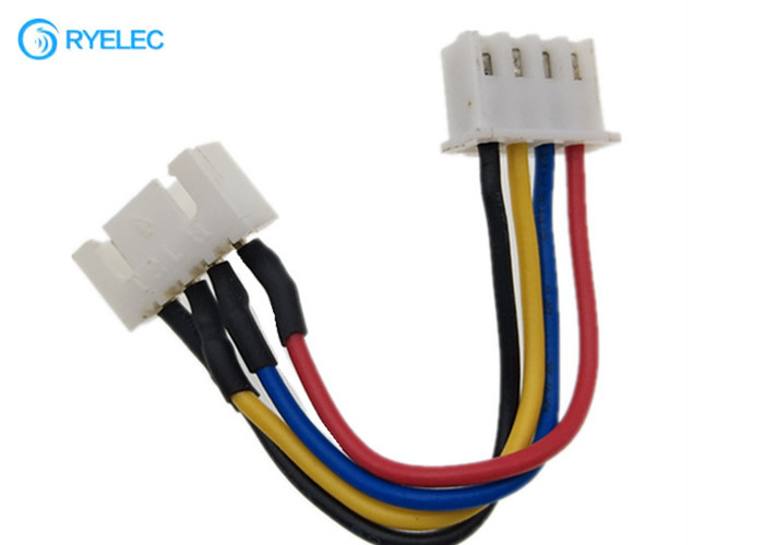 Jst 4pin Male To Female XH 2.54mm Pitch Custom Wire Harness With UL1007 24AWG Cable supplier