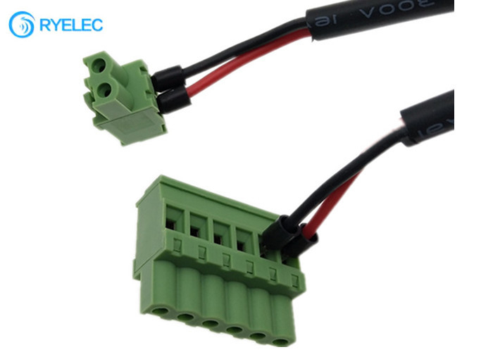 6 Pin To 2 Pin Te Pcb Board Screw Female Pluggable Terminal Block 5.08mm Cable Harness supplier