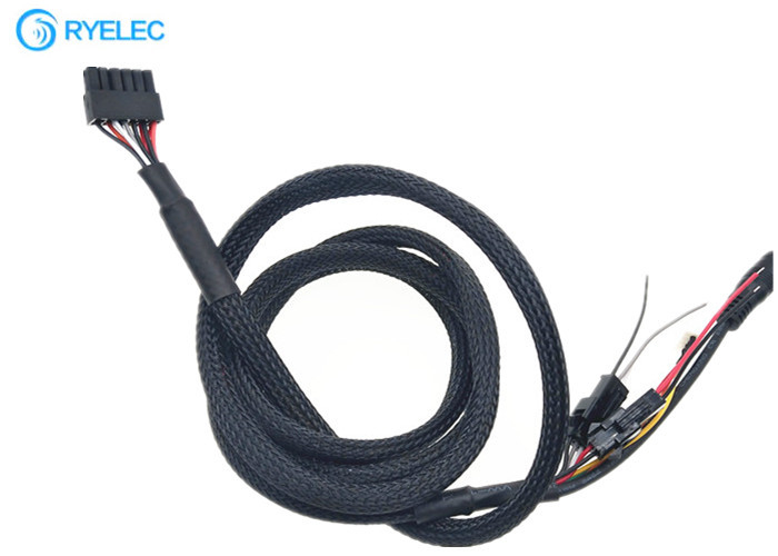 Micro Fit 3.0 Molex 43025-1200 To 2.1*5.5mm Power Jack Custom Wire Harness With PH 2.0-4 Pin 2 3 Pin Jst - Sm