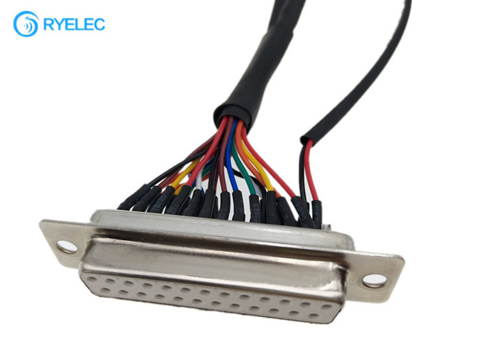 DB25 Micro D - Sub Adapter Female To Molex 1.5mm Pitch 8 Pin 12 Pin 87439 1007 24 Awg Cable supplier