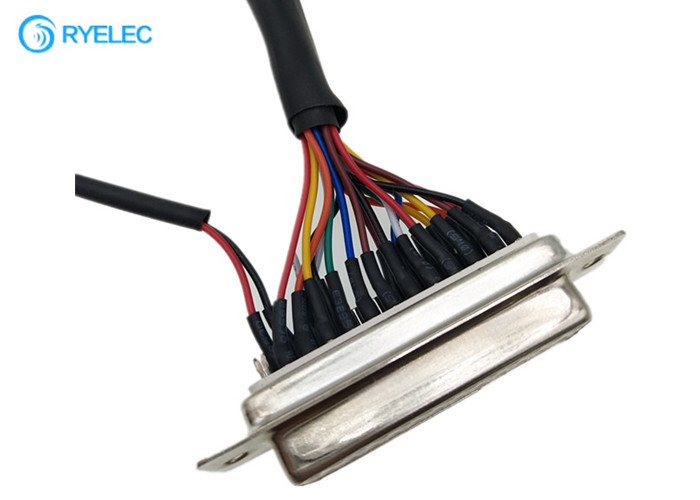 DB25 Micro D - Sub Adapter Female To Molex 1.5mm Pitch 8 Pin 12 Pin 87439 1007 24 Awg Cable