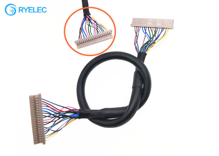 Df14 To Df14 Coaxia Laptop Lvds Cable 20p To 20 Pin Hirose For Remote Controlled Aircraft