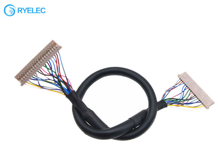Df14 To Df14 Coaxia Laptop Lvds Cable 20p To 20 Pin Hirose For Remote Controlled Aircraft