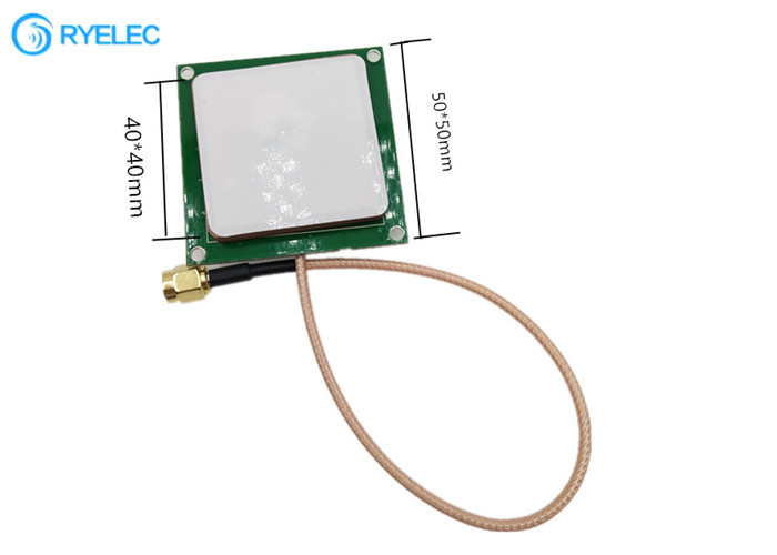 RFID 868mhz Integrative Module Anti Collision Reading 3dBi Ceramic Antenna With Sma Cable