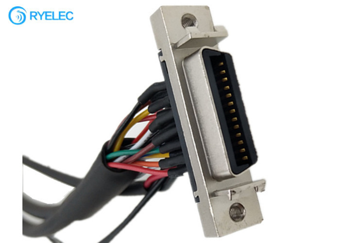 180 Degree HPCN Female 26 Pin SCSI Connector To 8 Pin 12 Pin 87439 With M4 Terminal Cable