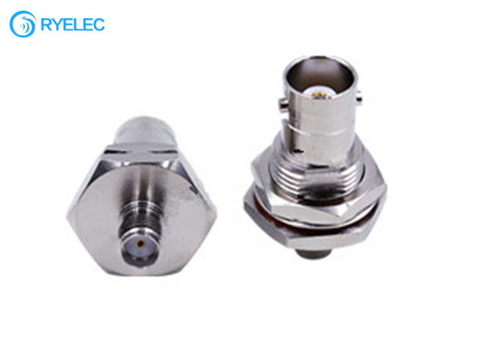 BNC Female Waterproof RF Antenna Connector To SMA Female All - Copper With Nut supplier