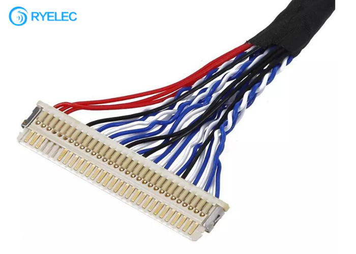 Electronics Wiring Loom Lvds Lcd Connector Fi-X30 Series To 30 Pin Dupont 2.0mm Pitch Cable