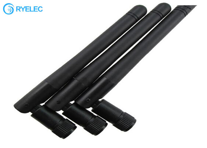 Indoor GSM Gain Rubber Whip Circular Antenna With Swivel SMA Male Conenctor