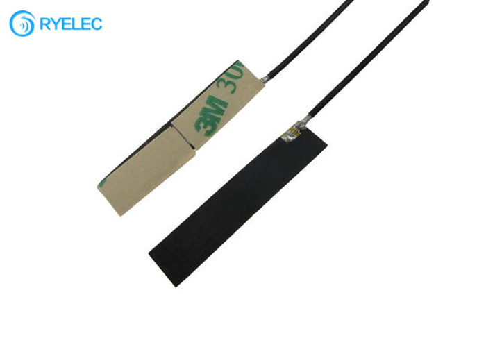 Mini Black 900 /1800 Mhz GSM GPRS Antenna Flex FPC Adhesive With UFL Cable 30MM