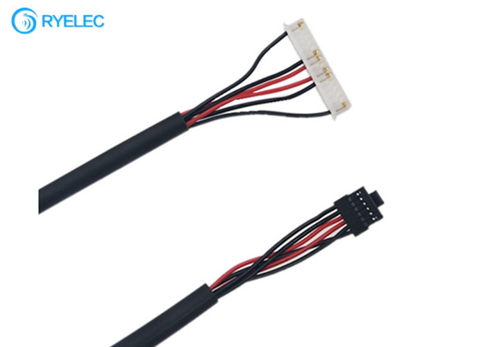 Black 1.0mm Pitch 6 Pin H112k-P06n-03b With Latch To Molex 51021-1500 1.25mm Wire Harness supplier
