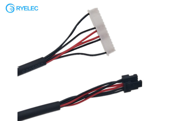 Black 1.0mm Pitch 6 Pin H112k-P06n-03b With Latch To Molex 51021-1500 1.25mm Wire Harness