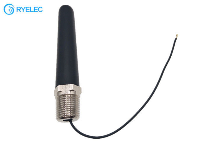 433mhz Stubby Antenna With 1/2" NPT Mounting Thread RG178 Cable To U.FL