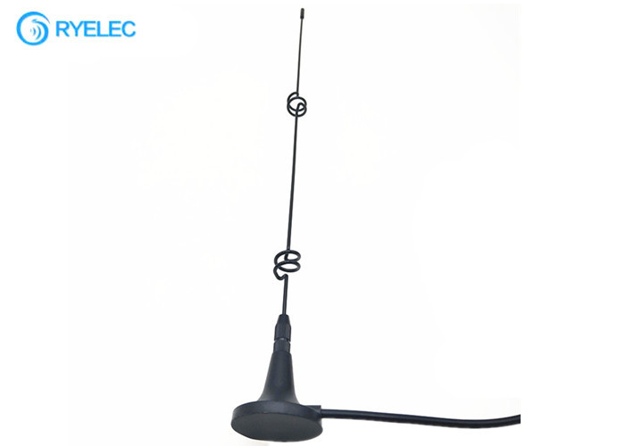 Vehicle Mini Base Magnetic Mobile Network Helical 2.4 Ghz Wifi Antenna For Security IP Camera