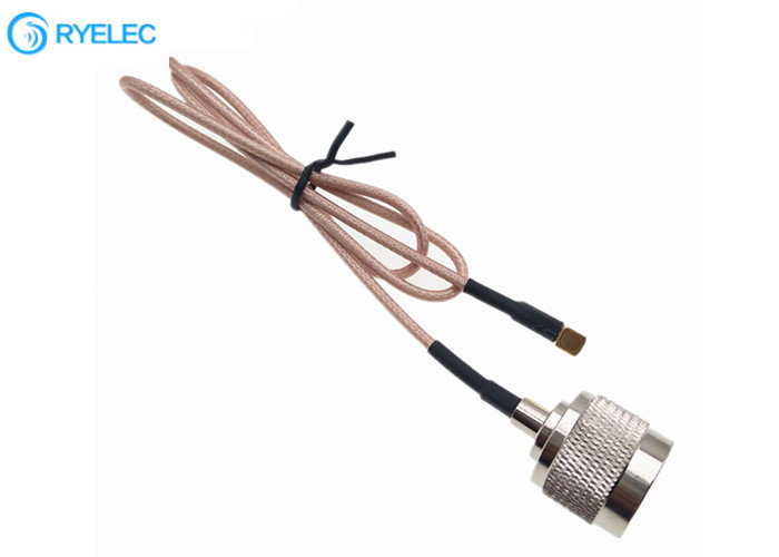 50 Ohm 90 Degree Right Angle MCX Male To N Male Connector For RG316 Pigtail RF Cable