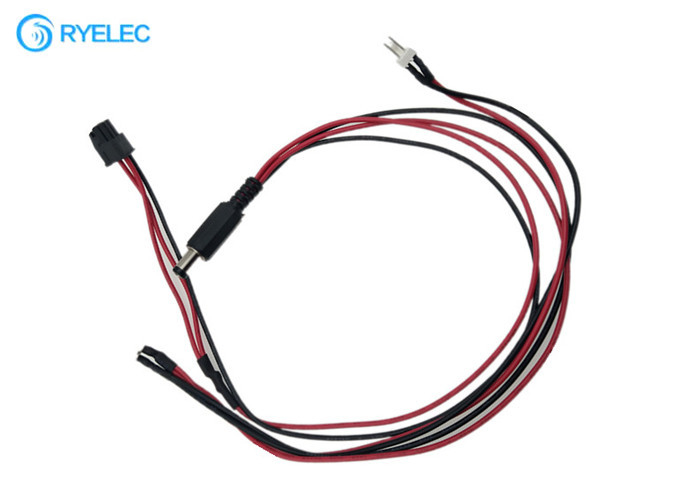 794617-4 Micro MATE-N-LOK 3mm Connector To 2.5*5.5mm DC Jack With Solder Joints Wire Cable